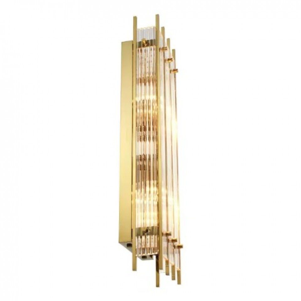 Sparks Wall Lamp Gold/Glass 65cm