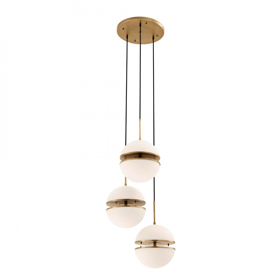 Spiridon Ceiling Lamp Brass/Glass 45cm