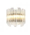 Vittoria Wall Lamp Nickel/Glass 32.5cm