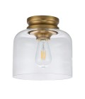 Hounslow 1 light plafond burnished brass 22.9cm