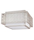 Kenney 2 light plafond silver 36.8cm