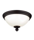 Parkman 2 light plafond oil rubbed bronze 33cm