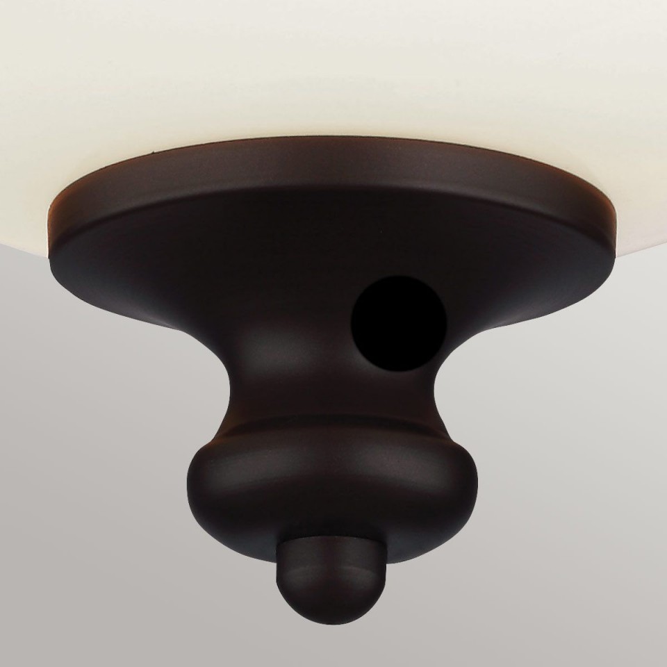 Parkman 2 light plafond oil rubbed bronze 33cm