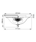 Cambridge 2 plafond polerad mässing 41.1cm