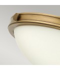 Collier 2 light small plafond heritage brass 34.6cm