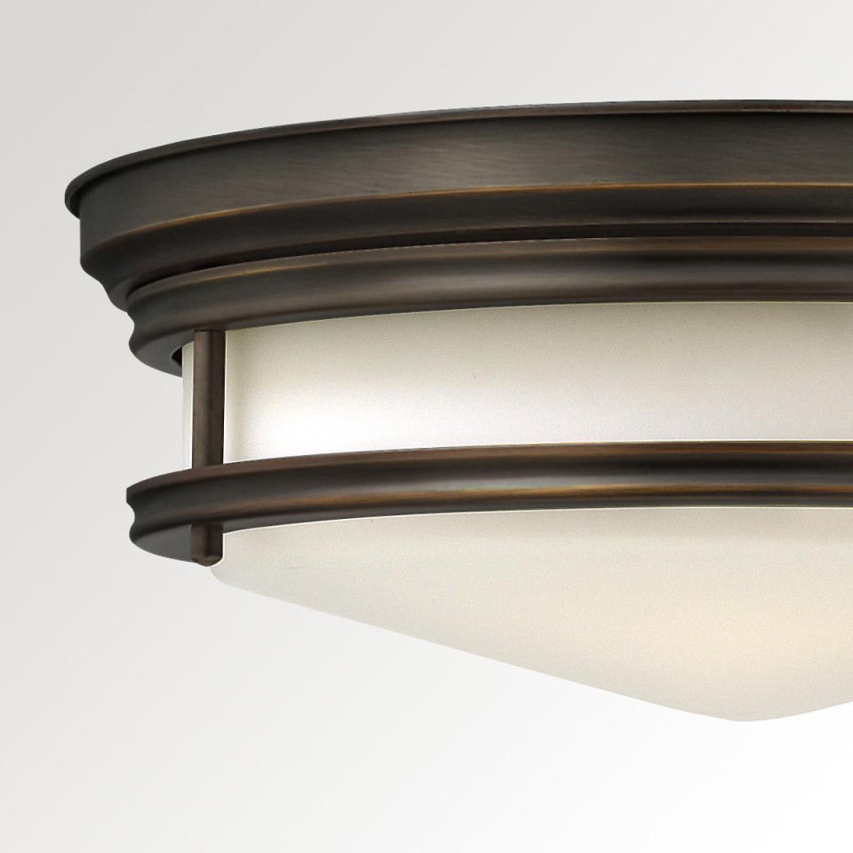 Hadley 3 light plafond IP44 oil rubbed bronze 35.6cm