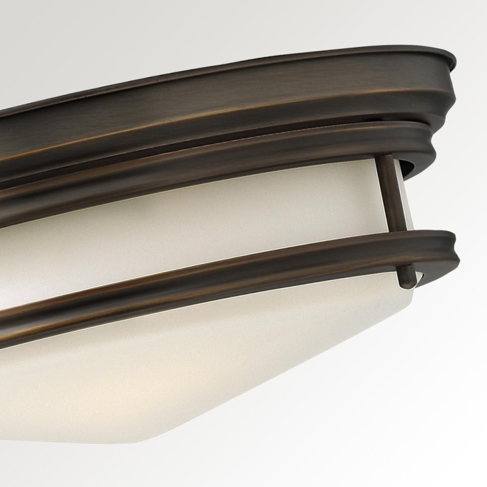 Hadley 3 light plafond IP44 oil rubbed bronze 35.6cm