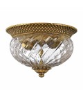 Plantation 2 light plafond burnished brass 30.5cm