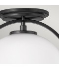 Somerset 1 light plafond black 31.8cm