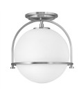 Somerset 1 light plafond brushed nickel 31.8cm