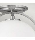 Somerset 1 light plafond brushed nickel 31.8cm