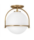 Somerset 1 light plafond heritage brass 31.8cm