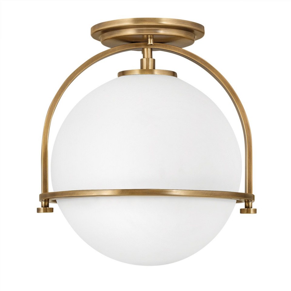 Somerset 1 light plafond heritage brass 31.8cm