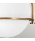 Somerset 1 light plafond heritage brass 31.8cm