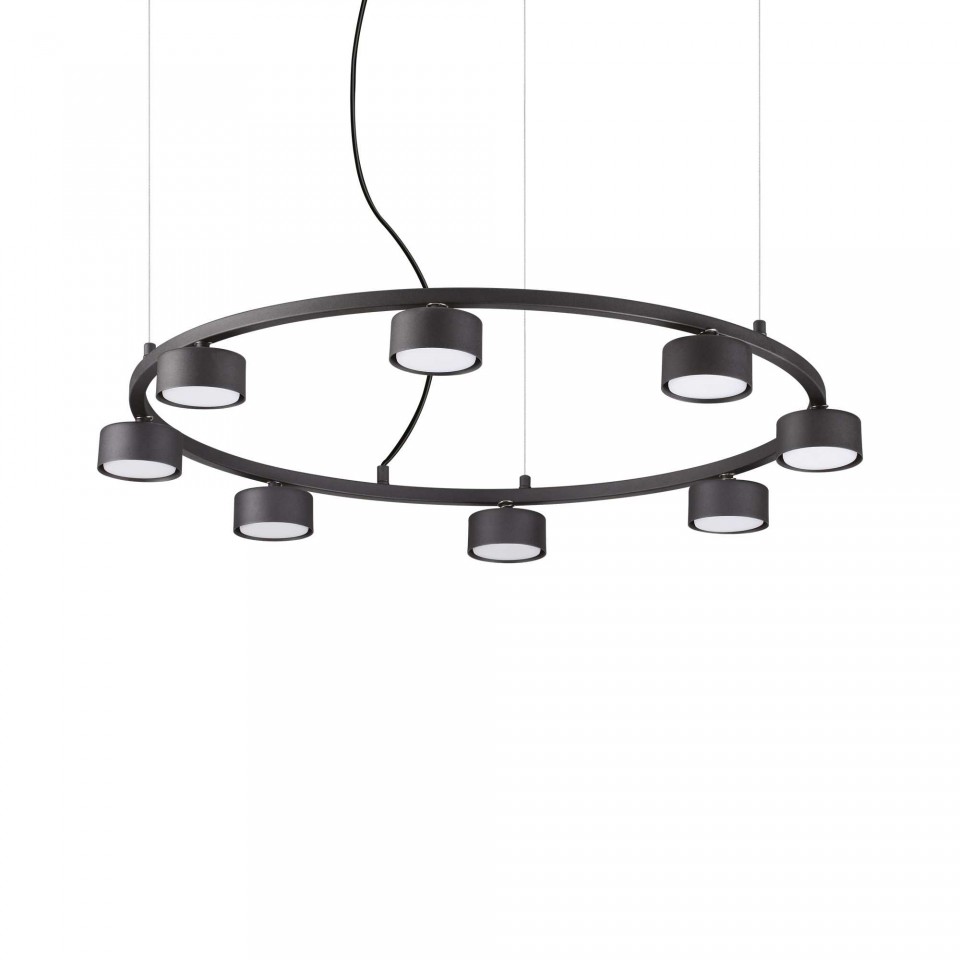 Minor Round SP8 Chandelier Black 76.5cm