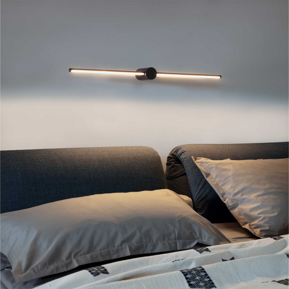 Filo AP D075 Picture Light White/Black/Brass 75cm IP44