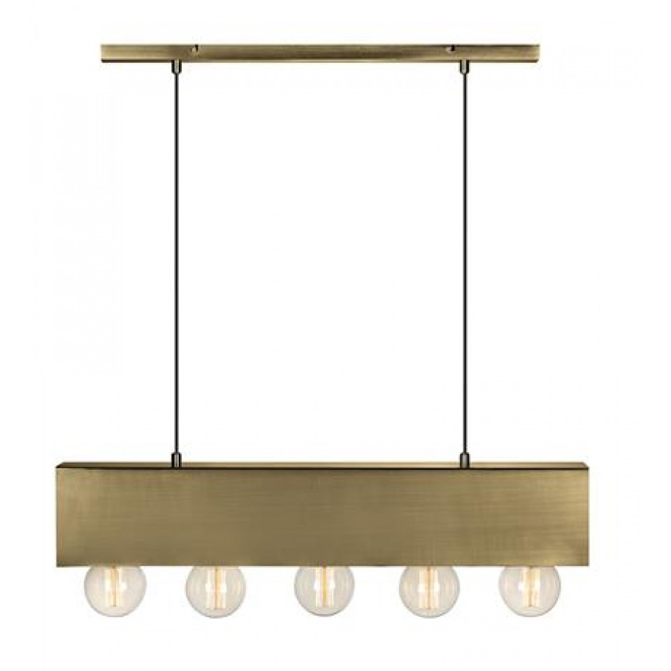 COUTURE ceiling light Antique 5-light 80 cm