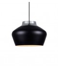 KOM Ceiling Light Black/krom 41cm