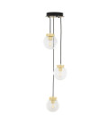 Agusta Chandelier Clear/Opal 30cm