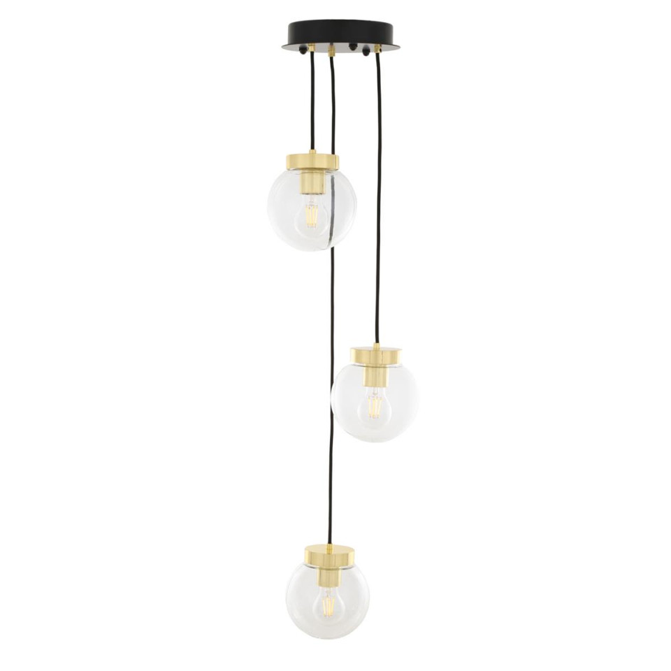 Agusta Chandelier Clear/Opal 30cm