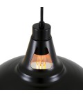 Alma Ceiling Lamp Black/Copper 30.5cm