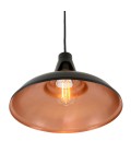 Alma Ceiling Lamp Black/Copper 30.5cm