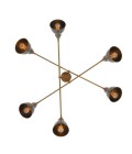 Bridgetown Chandelier Brass 104-124cm