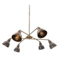 Bridgetown Chandelier Brass 104-124cm