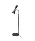 Cairo golvlampa svart guld/vitguld 147cm