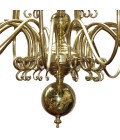 Flemish Chandelier Brass 140cm