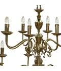 Flemish Chandelier Brass 140cm