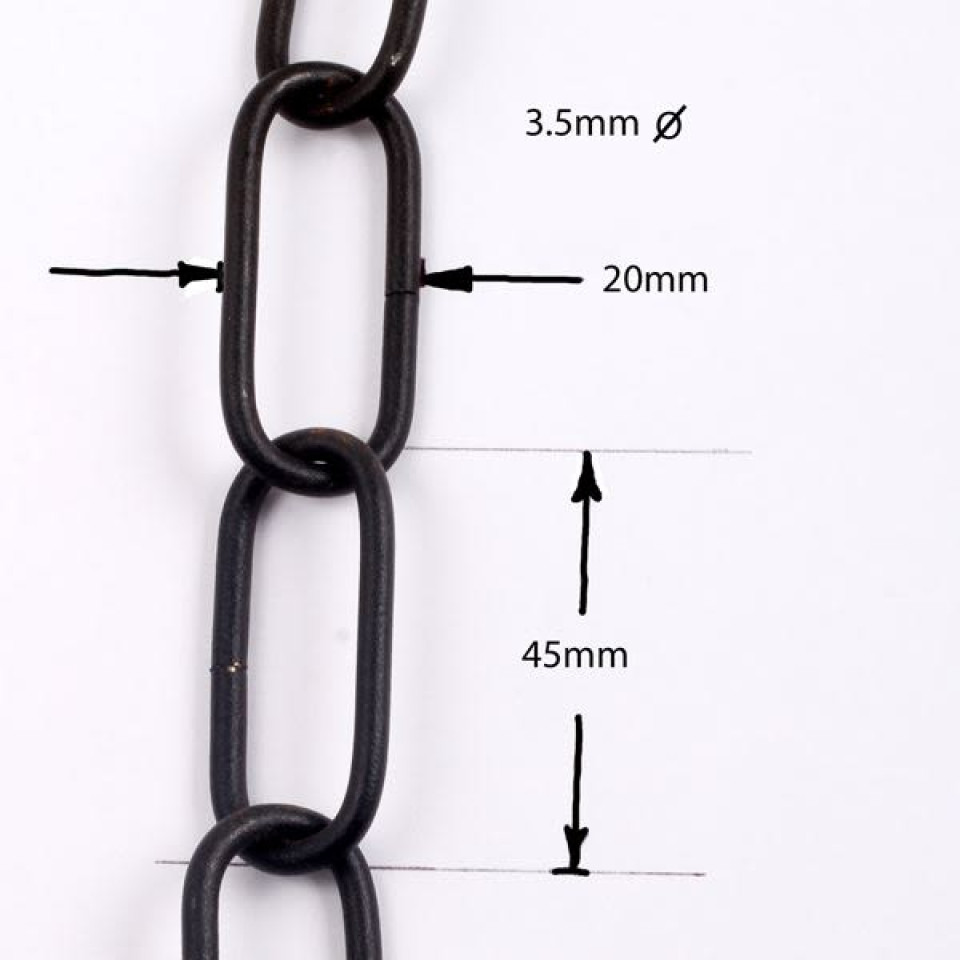 Heavy Link Chain for Ceiling Lamps 3.8mm