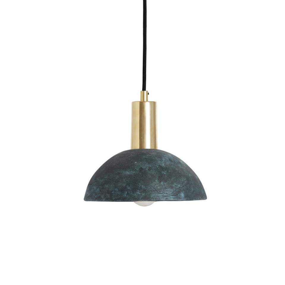 Kauri Ceiling Lamp Ceramic Blue Earth 20cm