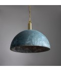 Kauri Ceiling Lamp Ceramic Blue Earth 37cm