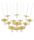 Kigoma Chandelier Brass 98cm