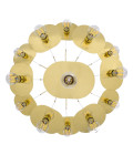 Kigoma Chandelier Brass 98cm