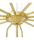 Kigoma Chandelier Brass 98cm