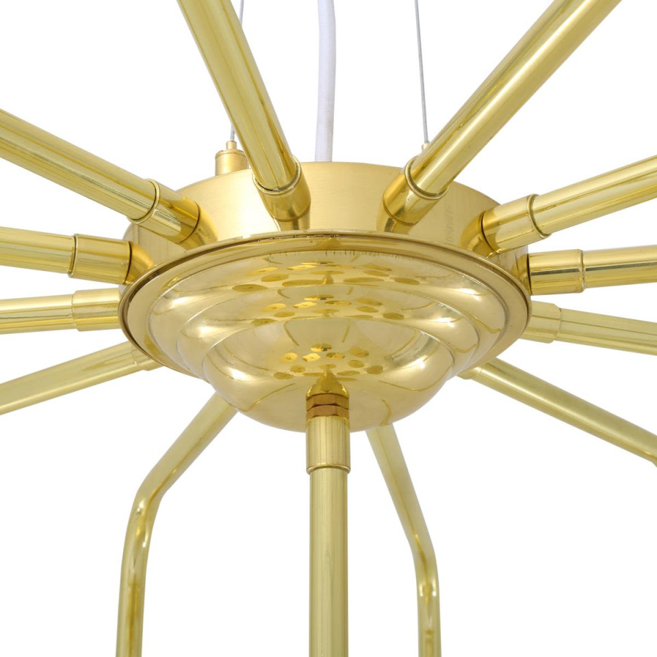 Kigoma Chandelier Brass 98cm