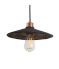 Pyrus Ceiling Lamp Ceramic Black Clay 28cm