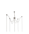 Riad Chandelier Clear 25cm