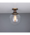 Riad Flush Fitting Light Clear 20cm