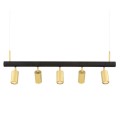 Watson taklampa guld/mattsvart 100cm