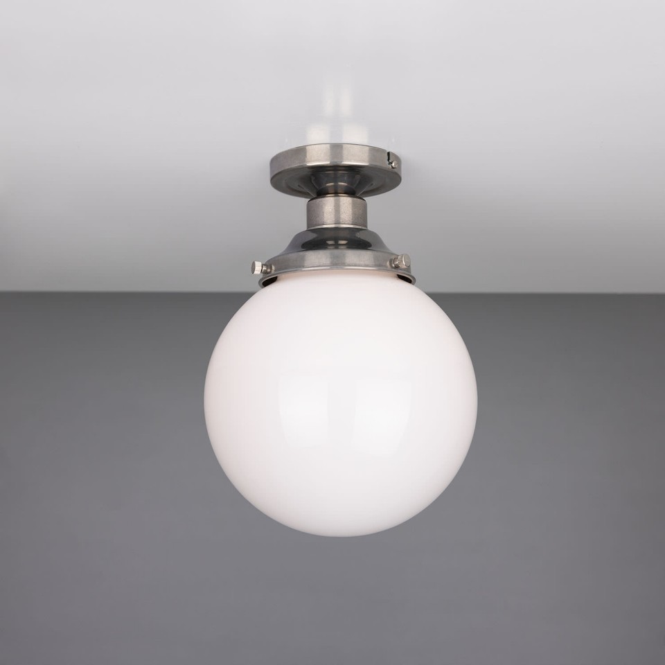 Yerevan Flush Fitting Light Opal 20cm