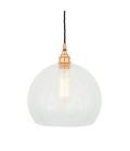 Eden Clear Sphere Taklampa Polerad Koppar 25cm