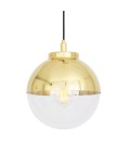 Mica Bathroom/Outdoor Ceiling Light Brass/Glass 26 cm IP44