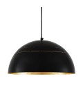 Midas Ceiling Light Black/Gold 40 cm