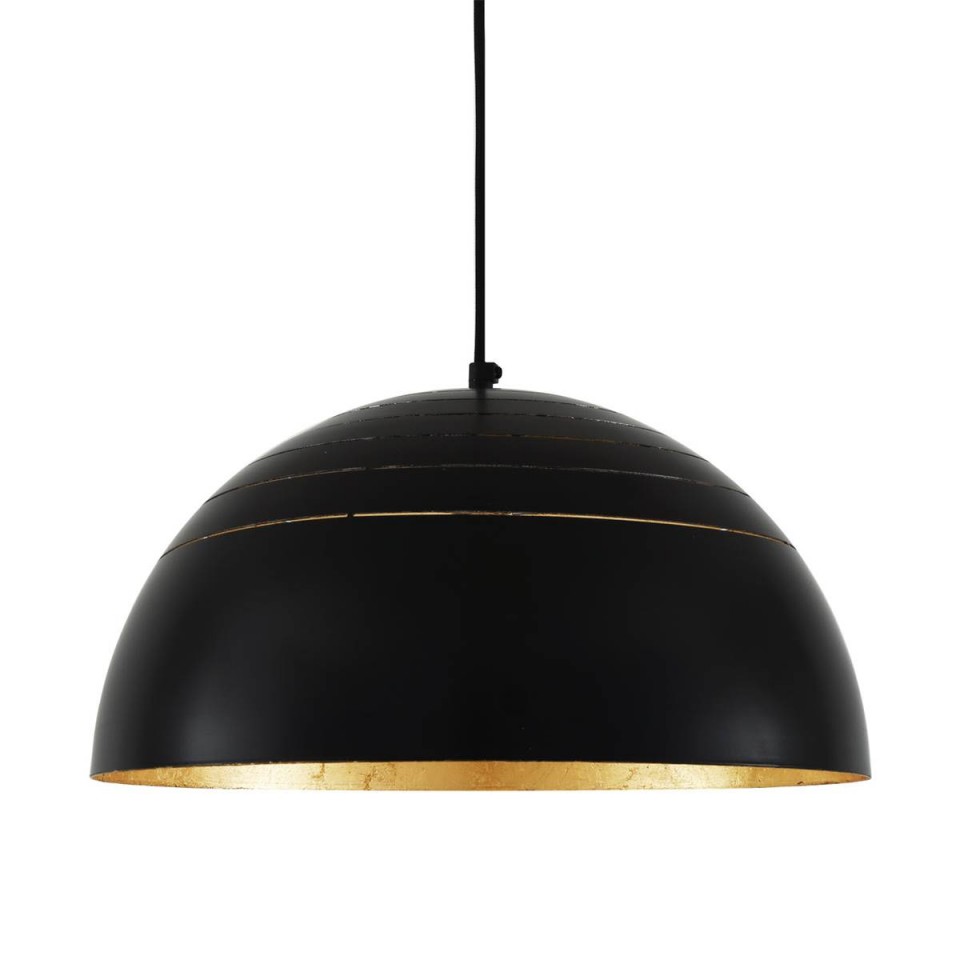 Midas Ceiling Light Black/Gold 40 cm