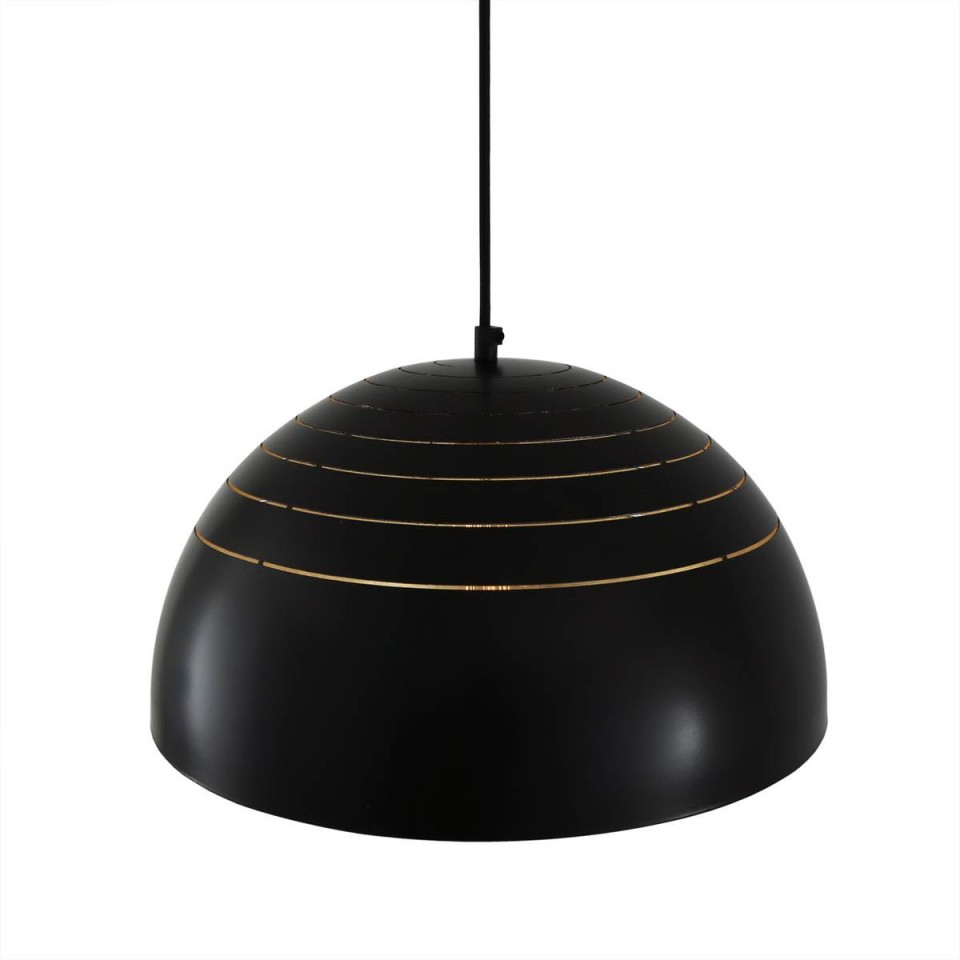 Midas Ceiling Light Black/Gold 40 cm