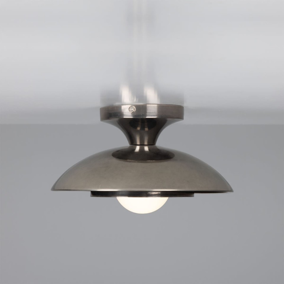 Marrakesh Flush Ceiling Light Brass 25 cm