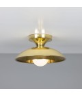 Marrakesh Flush Ceiling Light Brass 25 cm